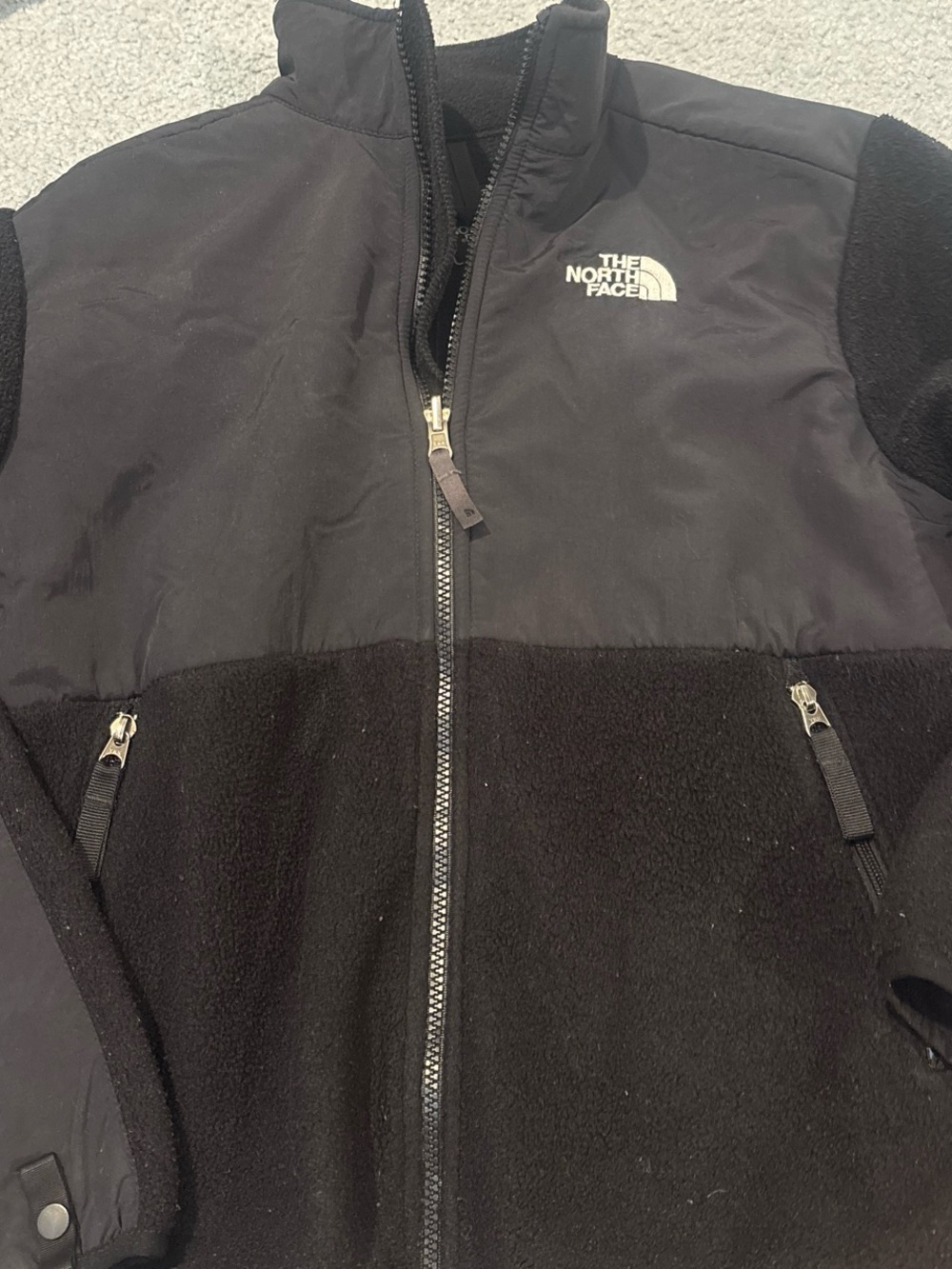 The North Face Black Fleece Zip-Up Jacket